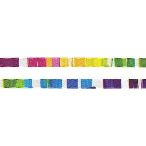 Konishi Ribbon Splash Pattern Single Satin Ribbon 9mm Width × 30m Roll KR3572-9MM