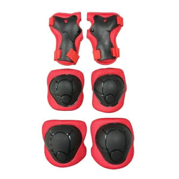 Top Bicycle Unicycle Kids Protector Red Children's Knee Pads Elbow Pads Palm Pads for Ages 2-6 Adjustable Size