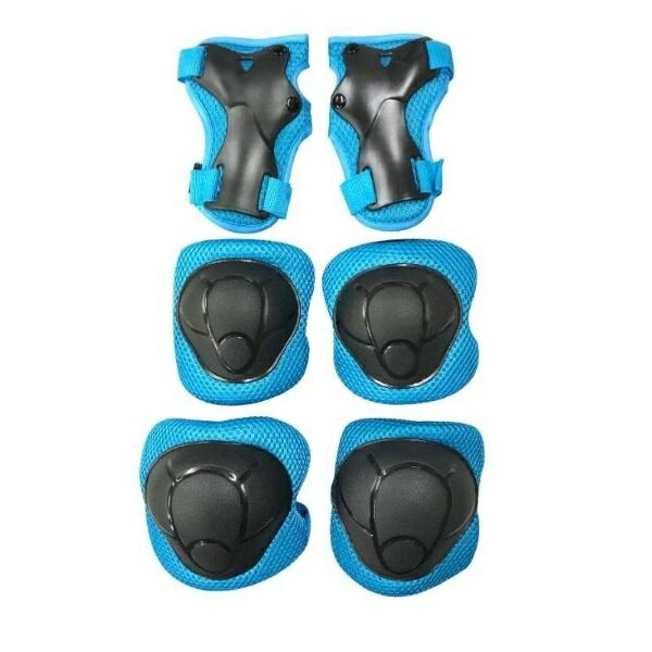 Top Bicycle Unicycle Kids Protector Blue Children's Knee Pads Elbow Pads Palm Pads for Ages 2-6 Adjustable Size