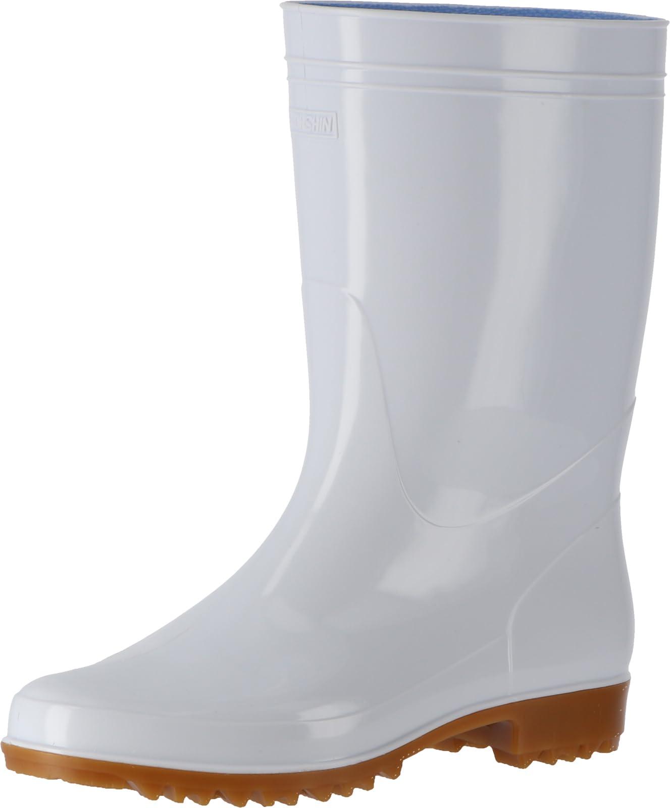 Koushin Rubber Rain Boots ZONA G3 White 30.0 cm