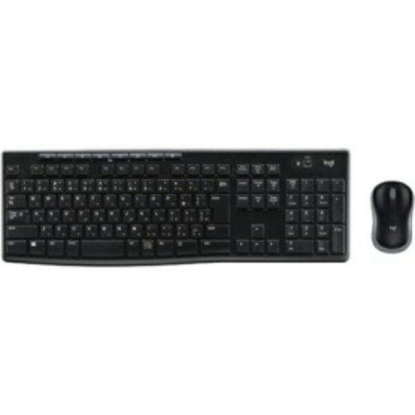 Logitech Wireless Mouse and Keyboard Set MK270B Black Splash-Resistant Windows Chrome Unifying Not Compatible Domestic Authentic Product