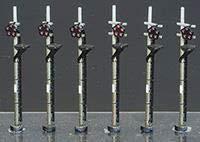 Green Max N Gauge Special Signal Light Set Pre-painted Assembly Kit 2595 Diorama Supplies