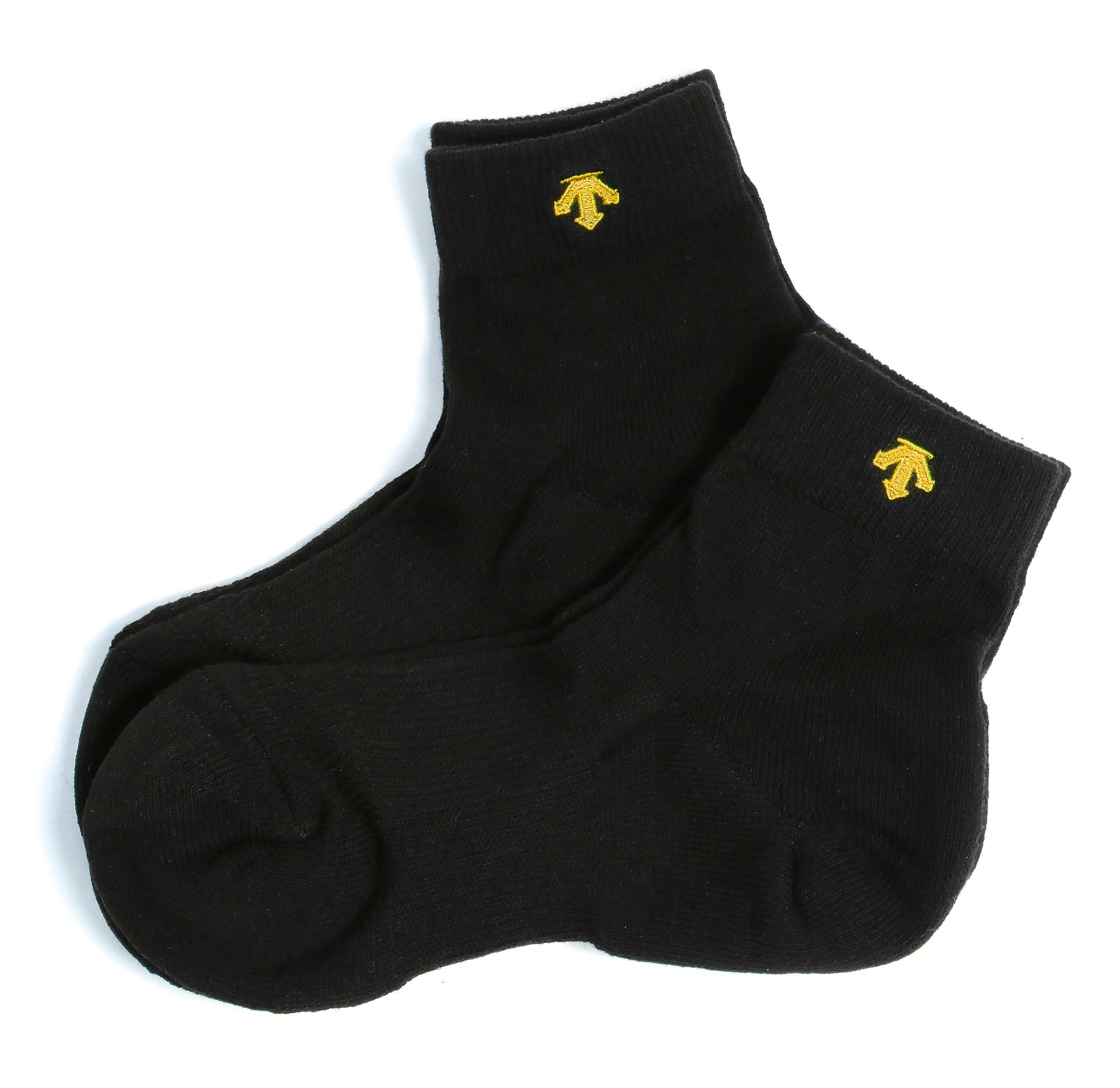 [Descente] Socks 2-Pair Set Volleyball Antimicrobial Odor Control Classic Men's Women's Unisex Practice BGD(DVB-9136S2) 23.0-25.0 cm