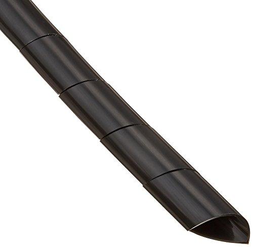 ELECOM Cable Management Tube for Organizing Tangled Cables Inner Diameter: 20mm Length: 5.0m Black BST-20BK