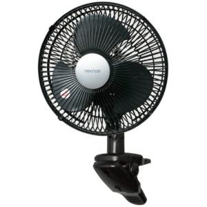 TEKNOS 23cm Clip-On Fan CI-239 Black