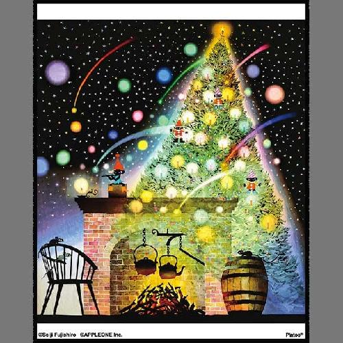 APPLEONE 80-Piece Jigsaw Puzzle Seiji Fujishiro Dream of the Christmas Tree