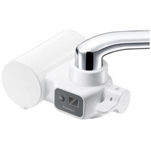Kurinsui Water Purifier Direct-Connect Faucet Type CB Series Compact Model with LCD Display Includes 1 Cartridge CB093-WT