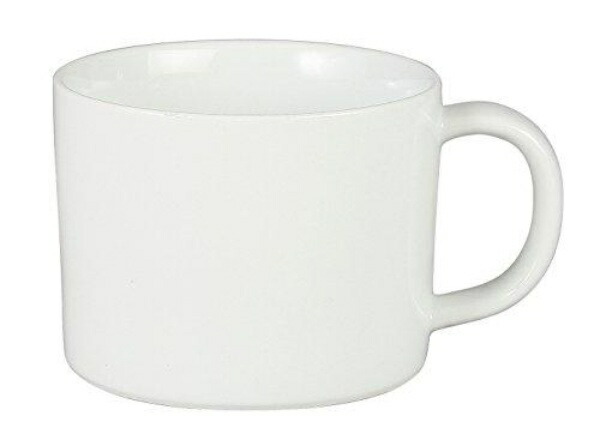 Saikai Pottery Hasami Ware Common Soup Cup White Capacity approx. 380ml Microwave and Dishwasher Safe 13263
