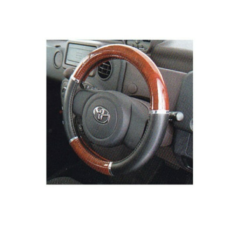 BONFORM Steering Wheel Cover Premium Wood for Light/Standard Vehicles M:38~39cm Brown 6944-05BR