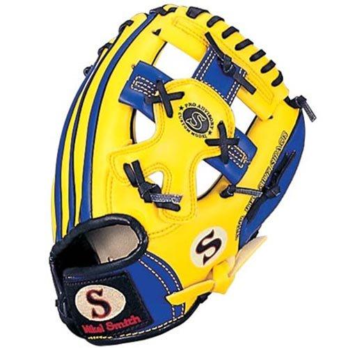 UNIX Mikel Smith Youth Glove BG8030 Yellow/Blue Right-Handed