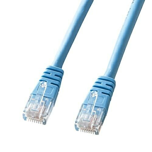 Sanwa Supply Enhanced Category 5 Twisted Pair LAN Cable 7m Light Blue KB-T5Y-07LBN