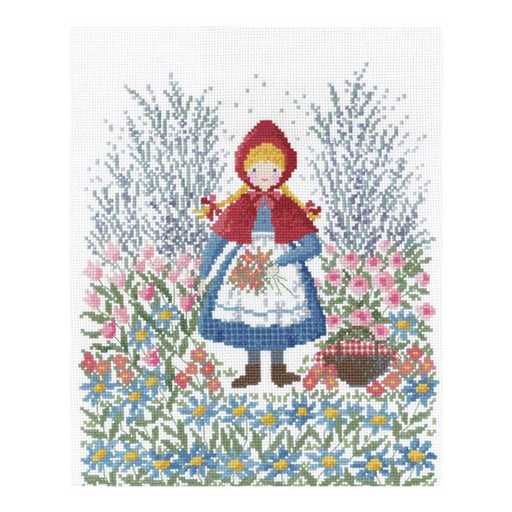 Olimpas Silk Embroidery Kit Megumi Onoe Cross-Stitch Kit Little Red Riding Hood 7520
