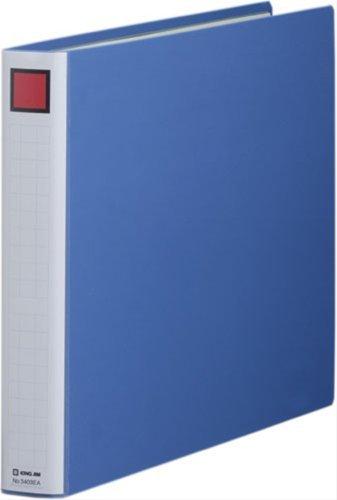 King Jim King File Super Dotch Detachable Easy 300-Sheet Capacity A3 Landscape Blue 3403EA-B