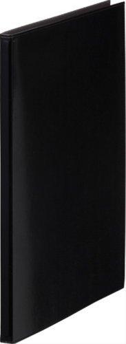 King Jim Clear File Leather Fest Synthetic Leather 20-Pocket A4 Vertical Black 1931LF-BK