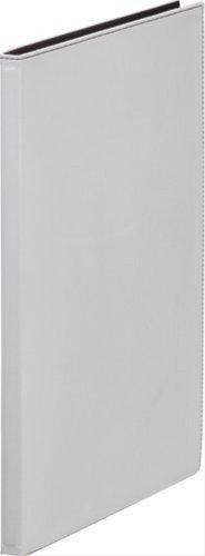 King Jim Clear File Leather Fest Synthetic Leather 20-Pocket A4 Vertical White 1931LF-W
