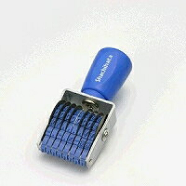 Shachihata Stamp Rotating Rubber Stamp, 8-Character Latin Alphabet, Size 4 Imprint Size: Approx. 32 x 5 mm Gothic Typeface