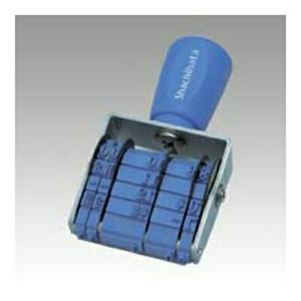 Shachihata Stamp Rotating Rubber Stamp Western-Style Date Stamp Size 4 For Handwriting Stamp Size Approx. 30×5 mm Mincho Font