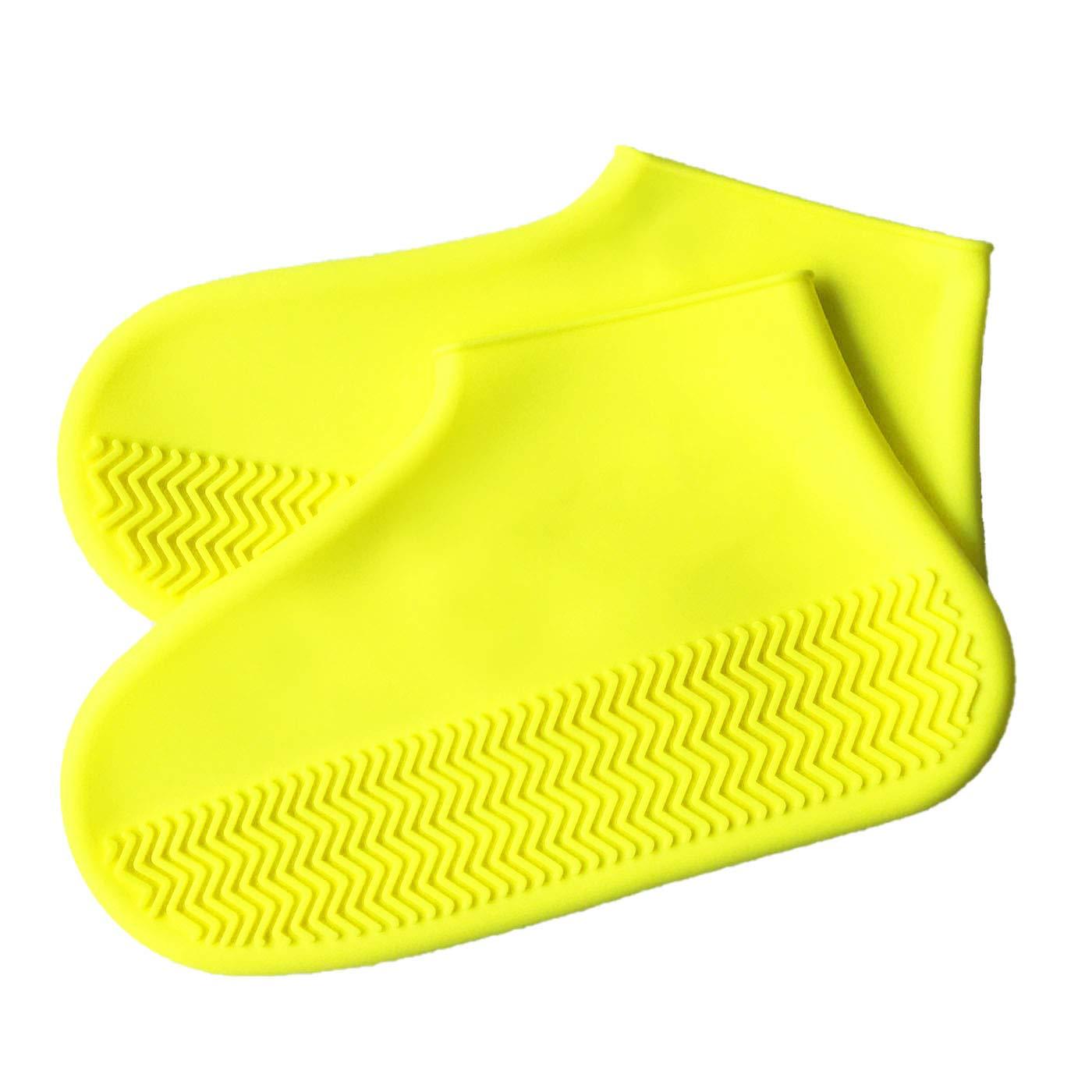 Etsumi Waterproof Shoe Covers Size S Yellow V-82227