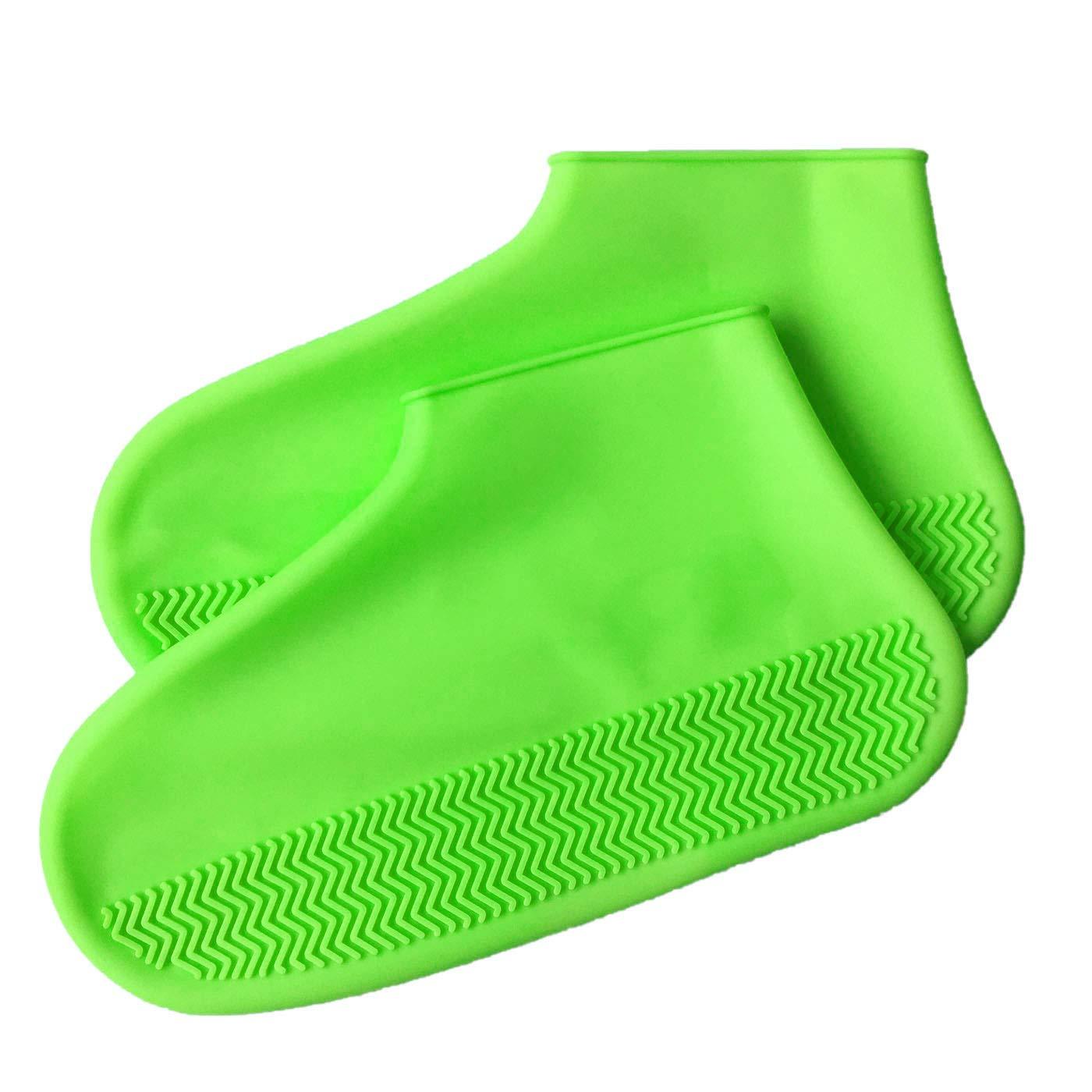 Etsumi Waterproof Shoe Covers Size S Green V-82229