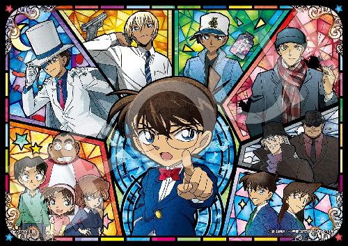EPOCH 216 Small Piece Jigsaw Puzzle Detective Conan Detective Conan Stained Glass Characters (18.2×25.7cm) 55-510 Glue Included Spatula Included Point Card Included EPOCH