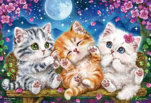 BEVERLY 300-Piece Jigsaw Puzzle: Moonlit Chat (26×38 cm) 300-046