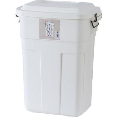 AZUMAYA Trash Can 30L White