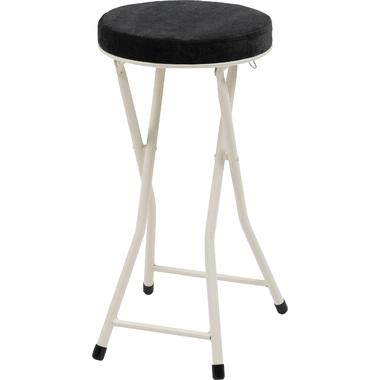 Azumaya-kk Faure Folding High Stool PC-34SBK