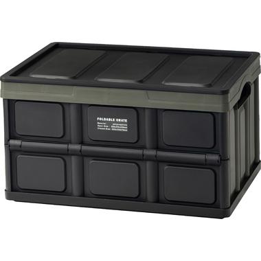 ＜Higashitani＞ Foldable Crate LFS-39GR W52.5×D35.5×H29.5