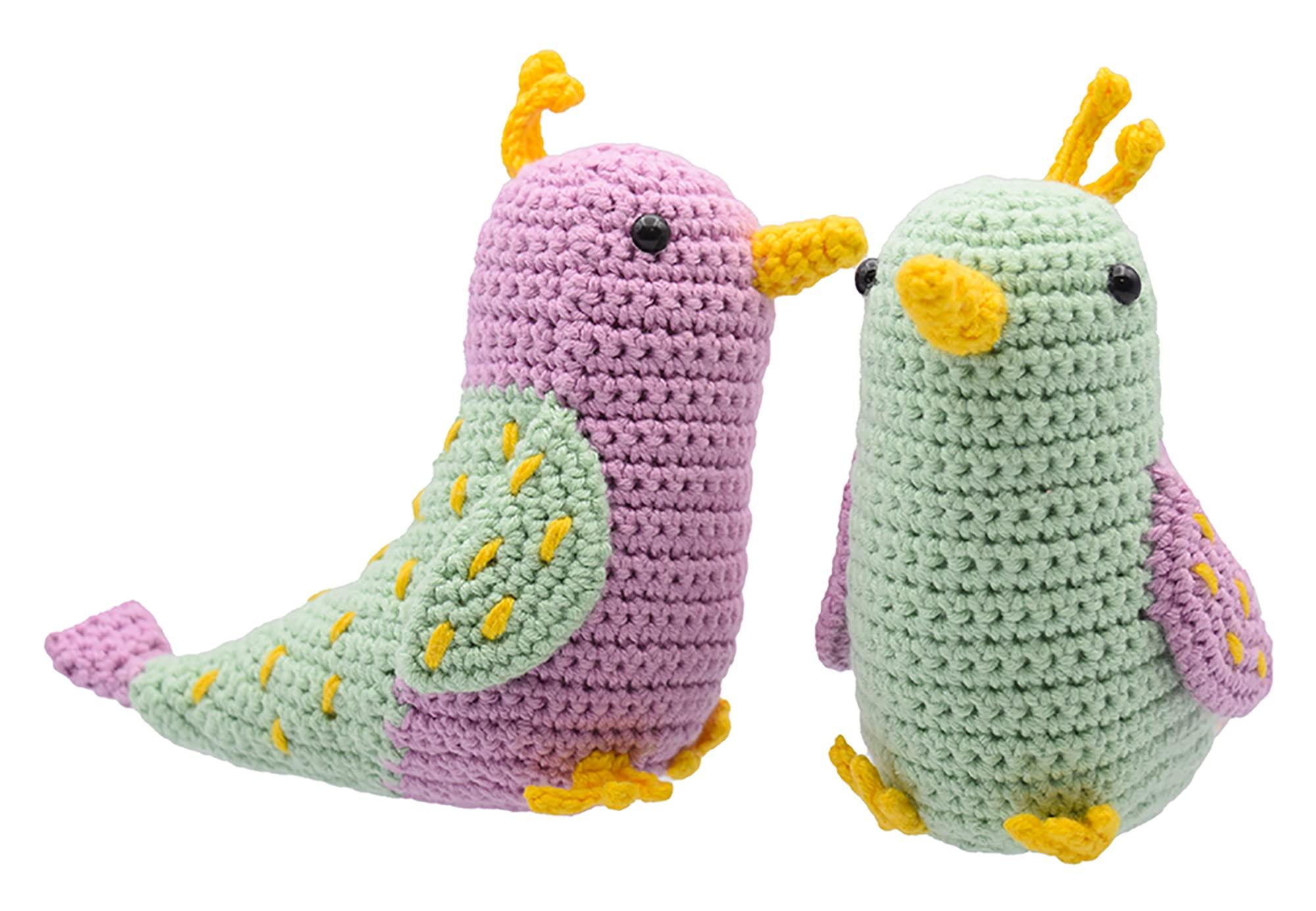 NASKA Amigurumi Kit: Birds Rui and Zu (Using Gazelle Cotton 25) Design: Elta Design (Takeda Hiroko) HT-28