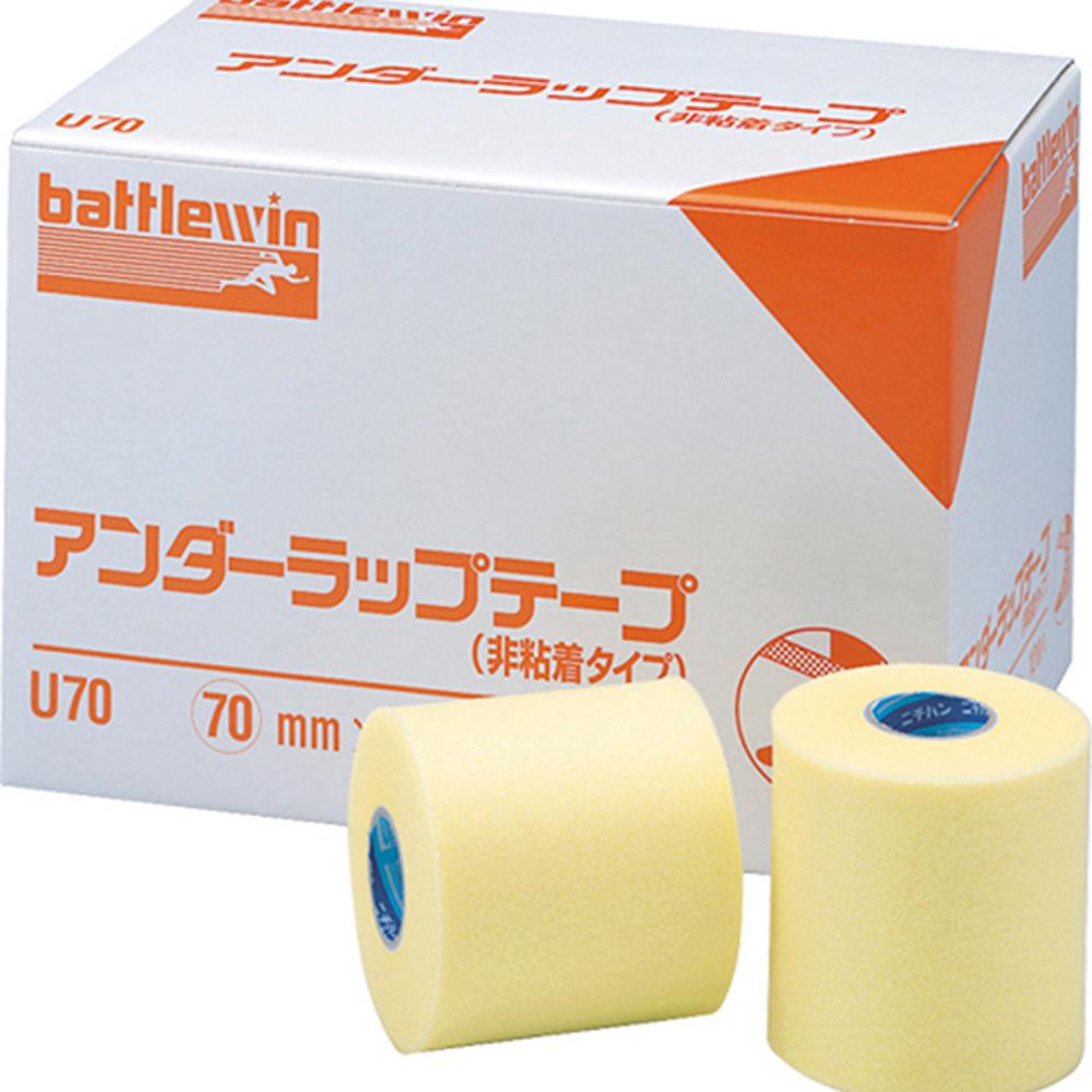 Nichiban Battlewin Underwrap Tape, 12 Rolls, 70mm x 25m, U70F