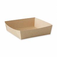 Tenma Paper Products Confectionery Supplies Kraft Baking Tray BT8733 Plain Brown 50 Sheets