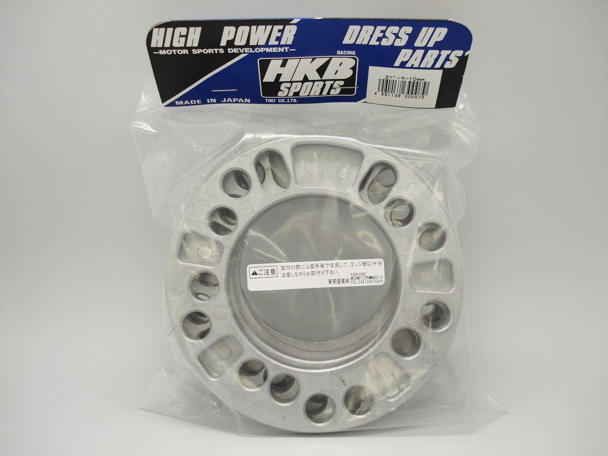 HKB SPORTS Wheel Spacers (4-hole/5-hole compatible) P.C.D. 100~114.3mm 10mm 4-pack HKWS10