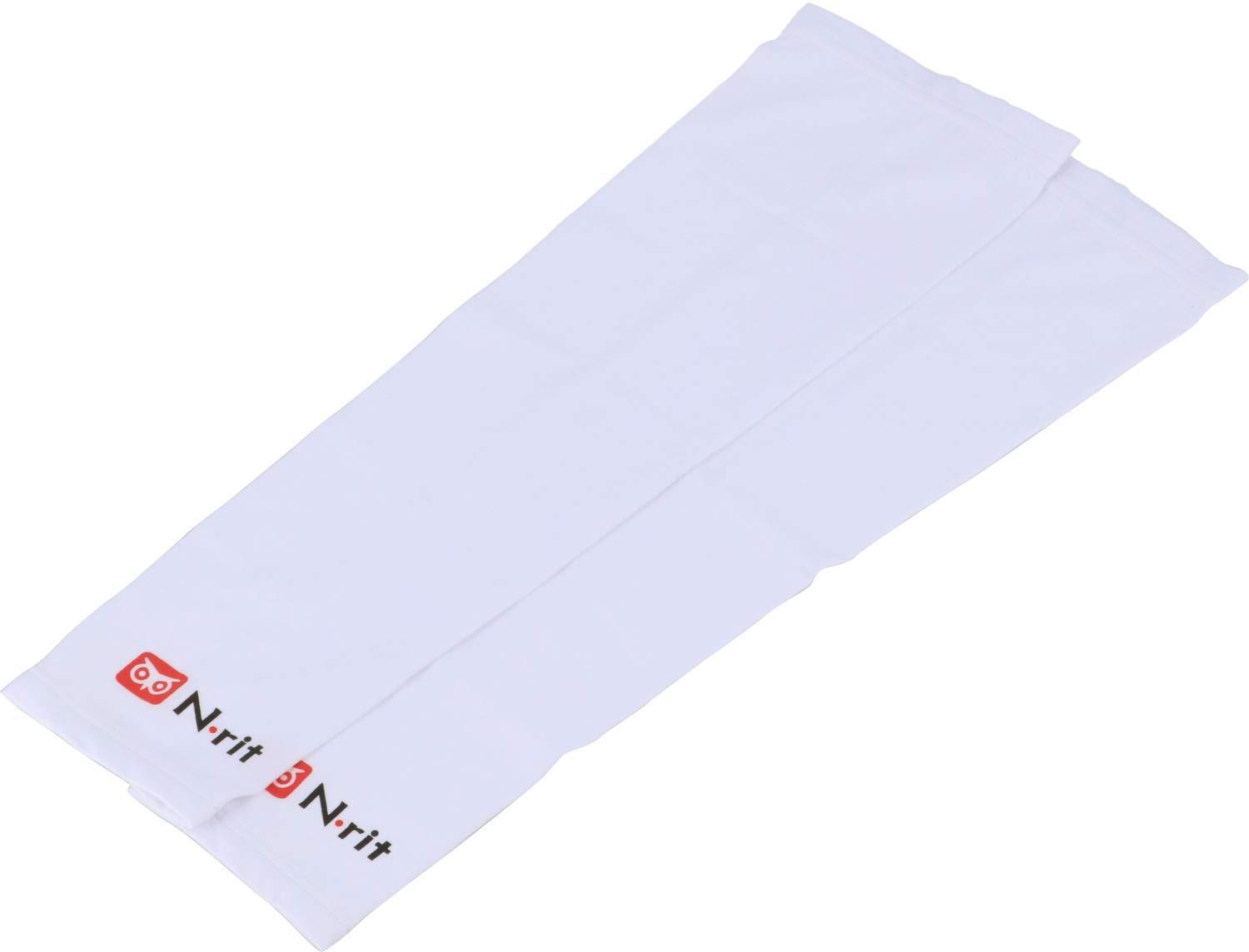 Nrit Quick-Dry Cool-to-the-Touch UPF50+ Arm Cover Tube Nine Coolette 2  White L 1610118