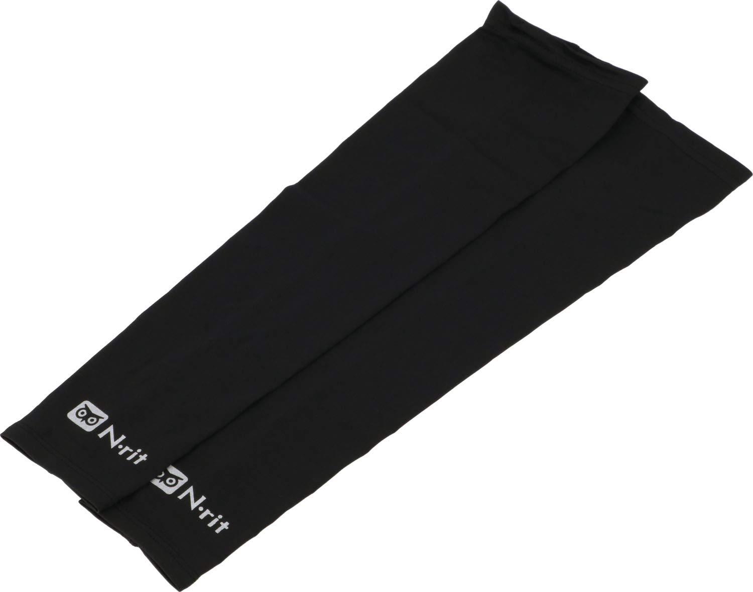 Nrit Quick-Dry Cool-to-the-Touch UPF50+ Arm Cover Tube Nine Coolette 2  Black LL 1610118