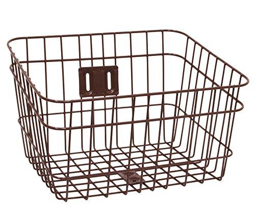 Cyalist Square Wire Front Basket, Brown