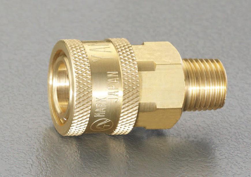 ESCO R1/4 Male Thread Coupling (Medium Pressure/Brass) EA140BD-2