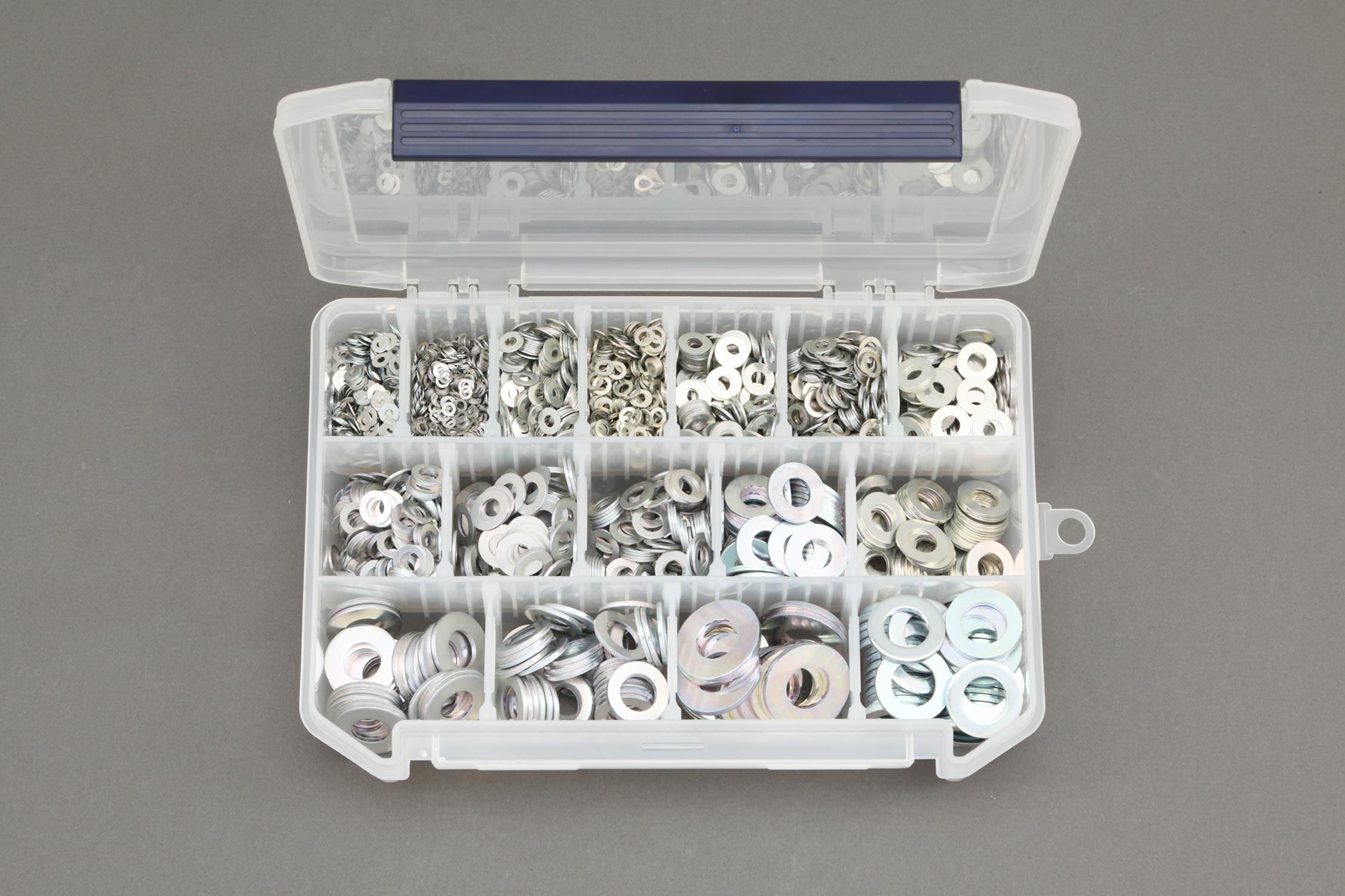 M2–M12 Flat Washer Set (Tri-Chromate)