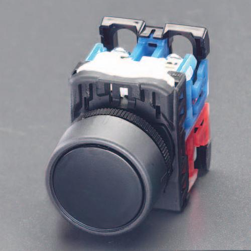 22/25mm Push Button Switch (Black)