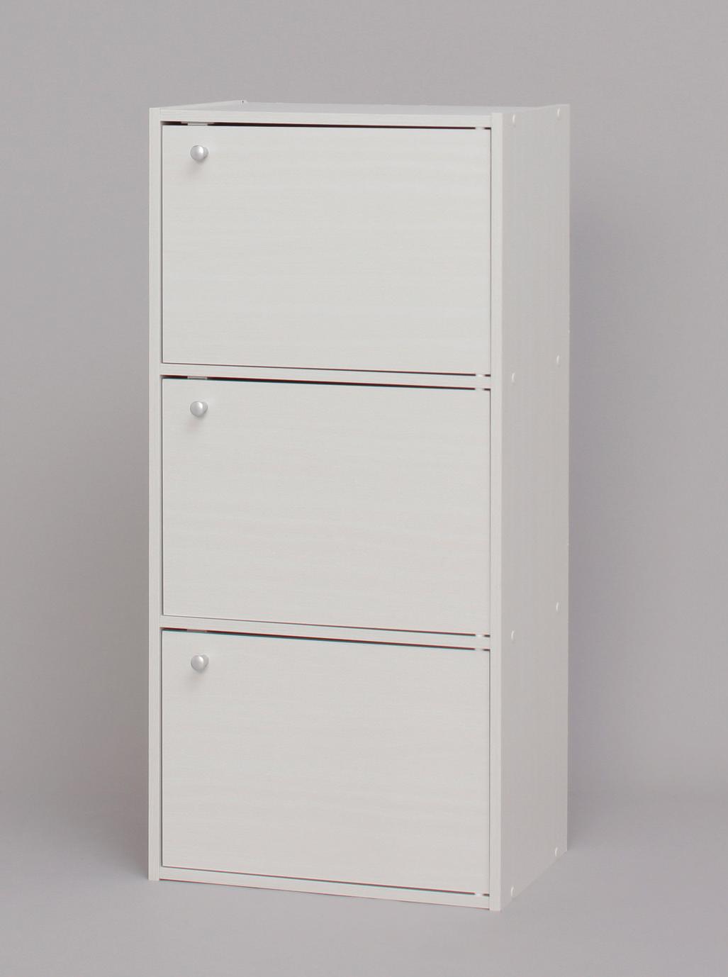 415x290x880mm／3-Tier Storage Rack (White)