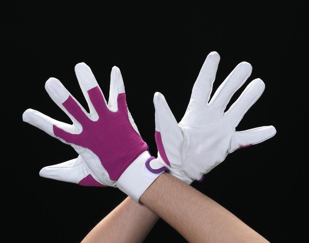 [M] Gloves (Pigskin/Purple) Purple M