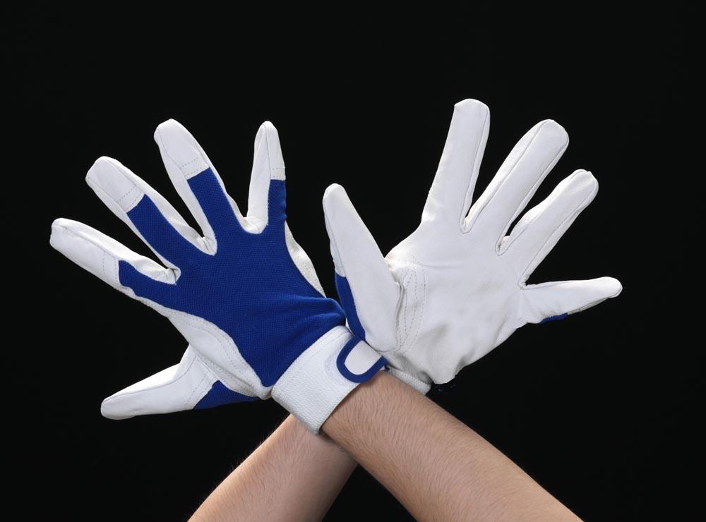 [L] Gloves (Pigskin/Blue) Blue L