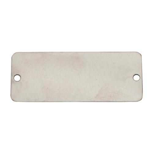 ESCO 25x76mm Tag Blank (Aluminum Rectangular/10 Sheets) EA591HD-6