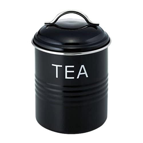 Satokinzoku SALUS Storage Container Barnett Canister Black TEA