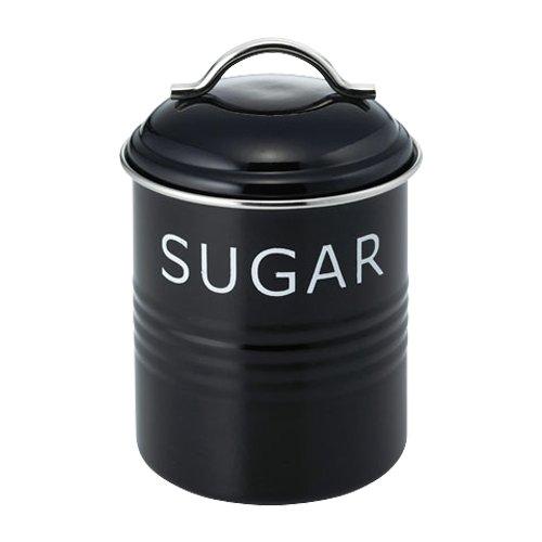 Sato Metal Industries SALUS Storage Container Barnett Canister Black SUGAR