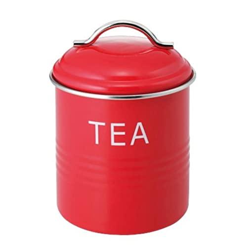 Satokinzoku SALUS Storage Container Barnett Canister Red TEA