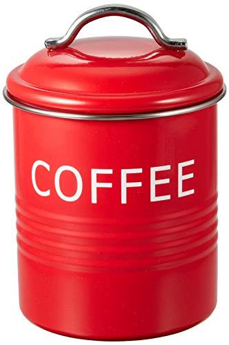 Sato Metal Industries SALUS Storage Container Barnett Canister Red COFFEE