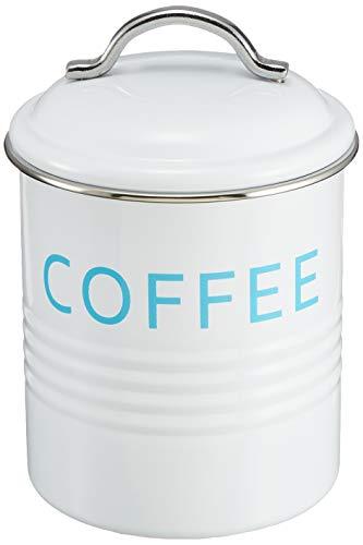Sato Metal Industries SALUS Storage Container Barnett Canister White COFFEE