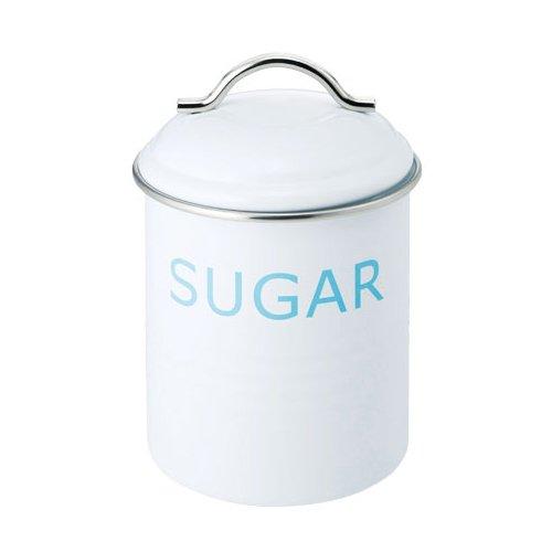 Sato Metal Industries SALUS Storage Container Barnett Canister White SUGAR