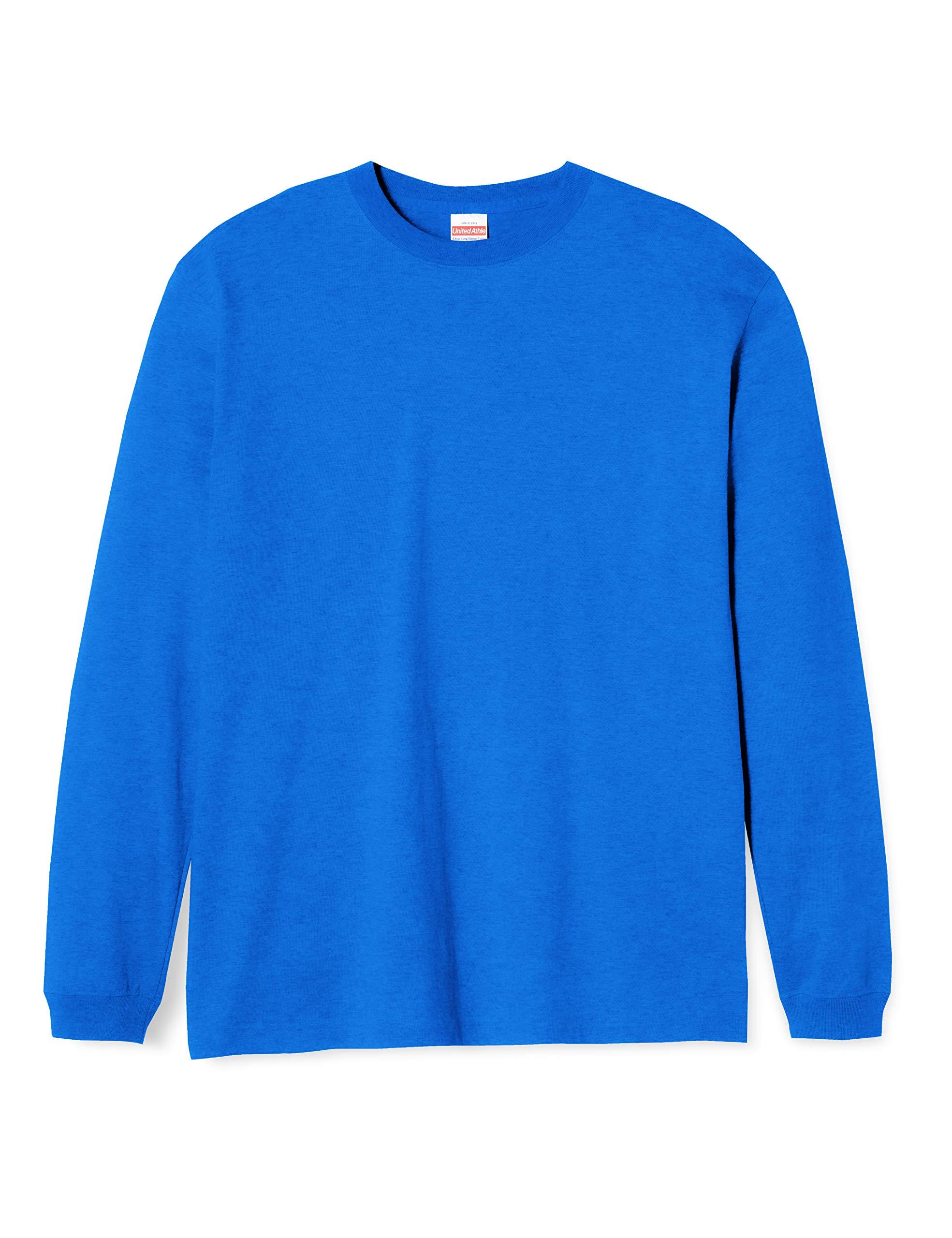 [United Athle] 5.6 oz. Long-Sleeve T-Shirt (1.6-inch Rib) 501101 [Men's] 085 Royal Blue S