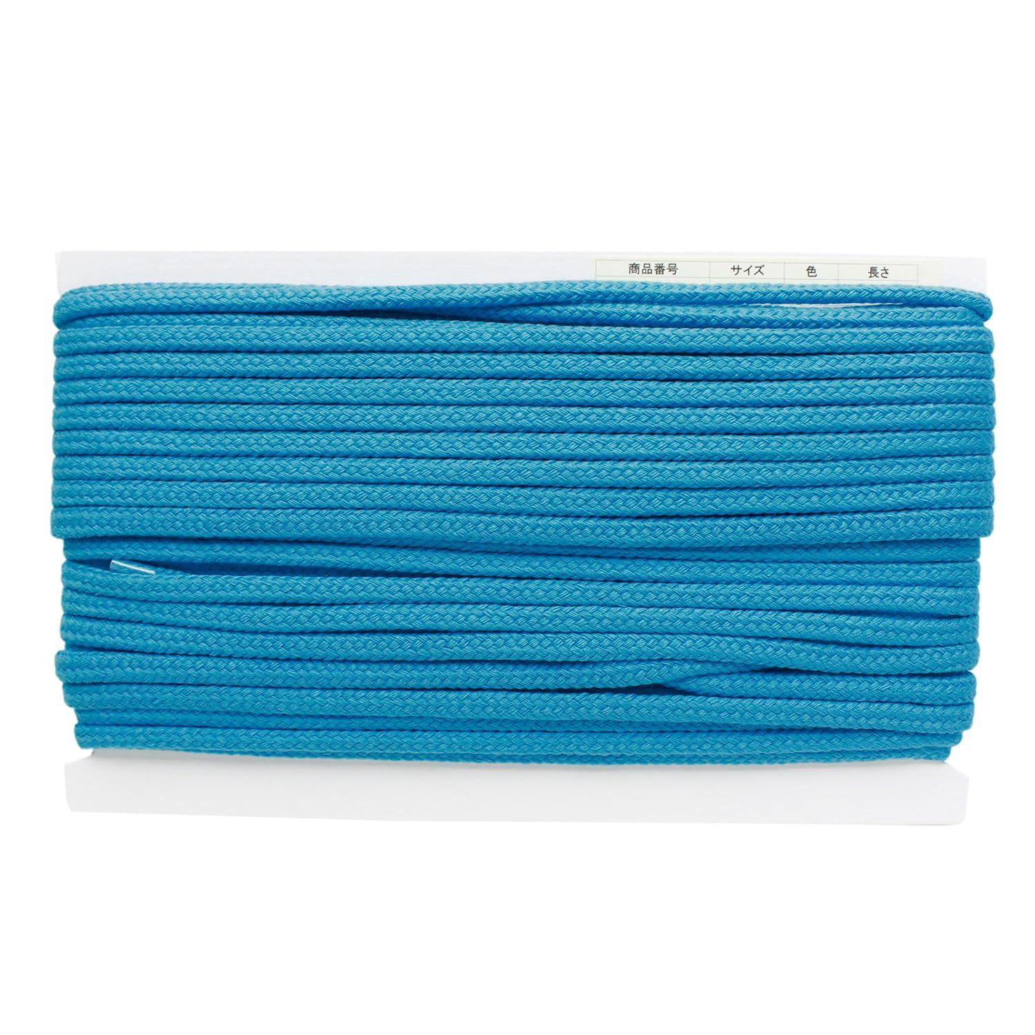 Nippon Himo Button Trading Co., Ltd. Acrylic Craft Cord Approx. φ8mm × 25m Blue DY500-10